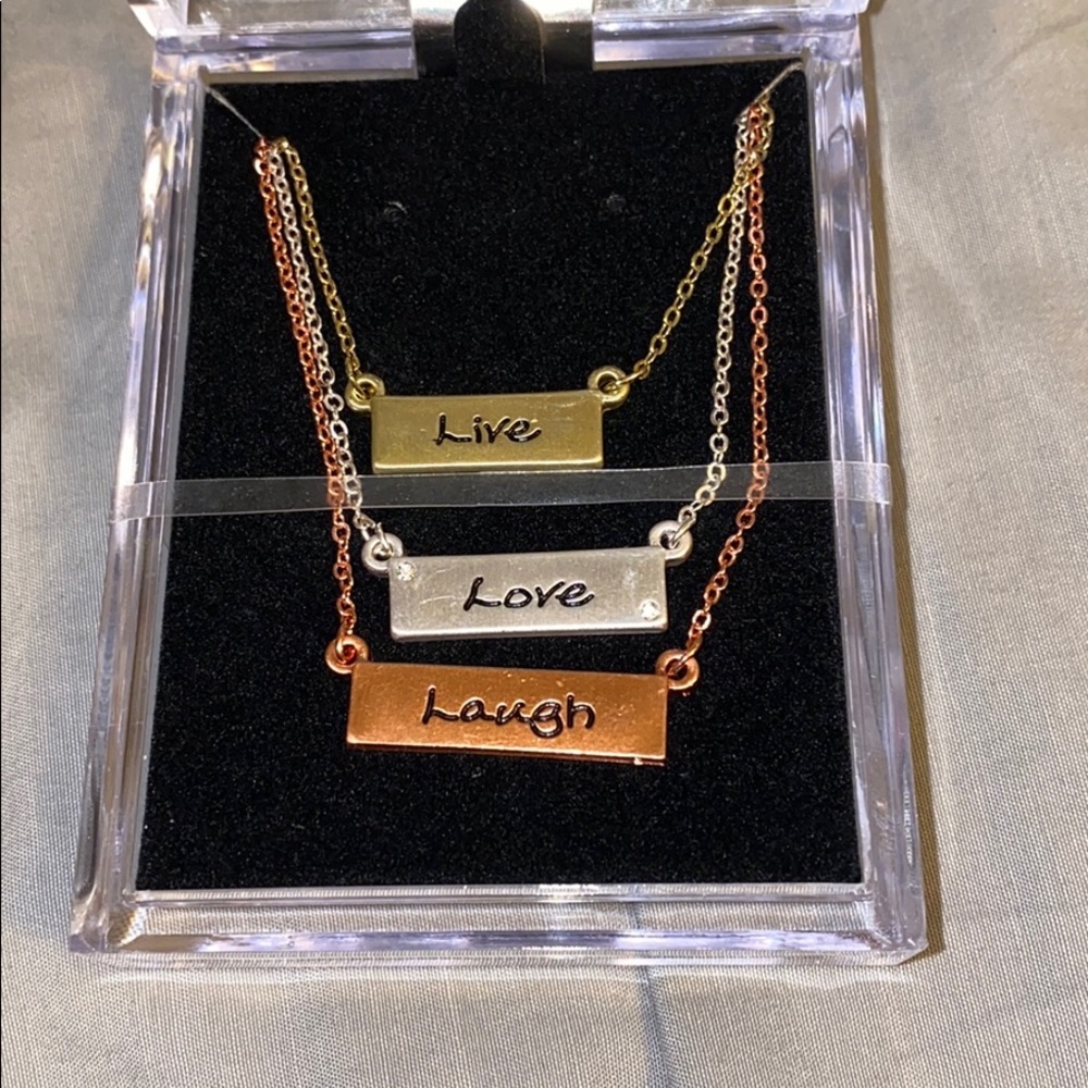 Live Love Laugh Necklace